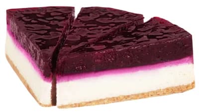Šťastná Koza Vícezrnný koláč cheesecake černý rybíz 3x160g