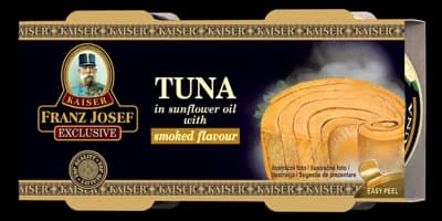 Franz Josef Kaiser Tuňák steak v rostlinném oleji s uzenou příchutí 2x80g