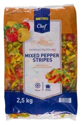 Metro Chef Paprika krájená trio mix