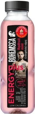 Bohemsca Energy Plus červené ovoce a máta