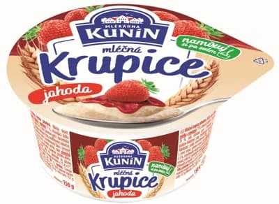 Mlékárna Kunín Mléčná krupice jahoda