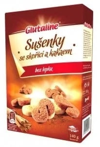 Glutaline Sušenky se skořicí a kakaem bez lepku