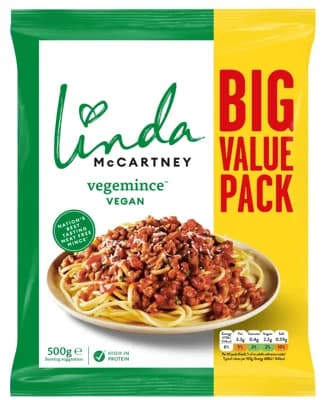 Linda McCartney's Vegetariánské mleté (mražené)