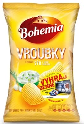 Bohemia Vroubky sýr s jarní cibulkou