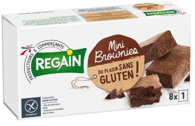 Regain Bezlepkové mini brownies