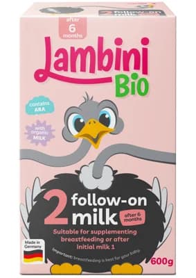 Lambini BIO Pokračovací mléčná kojenecká výživa 2
