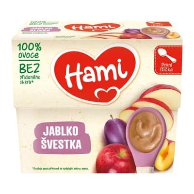 Hami Příkrm jablko a švestka