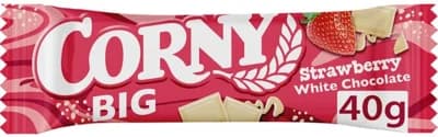 Corny BIG cereální tyčinka jahoda-bílá čokoláda
