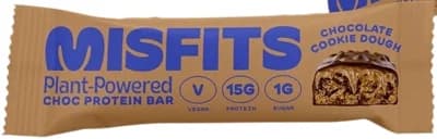 Misfits Vegan Protein Bar - Chocolate Cookie Dough
