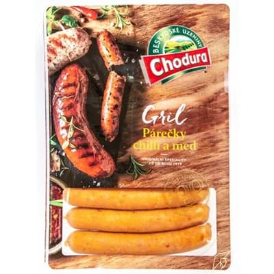 CHODURA Párečky grilovací s chilli a medem chlaz.