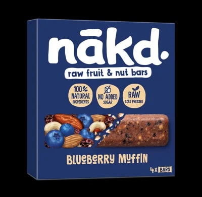 NAKD Blueberry Muffin 4x35 g