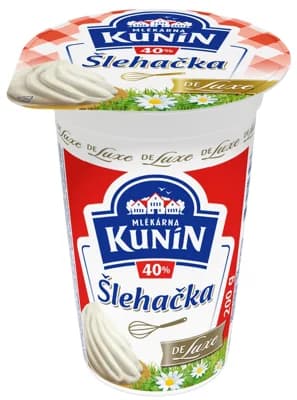 Mlékárna Kunín Šlehačka de luxe 40%