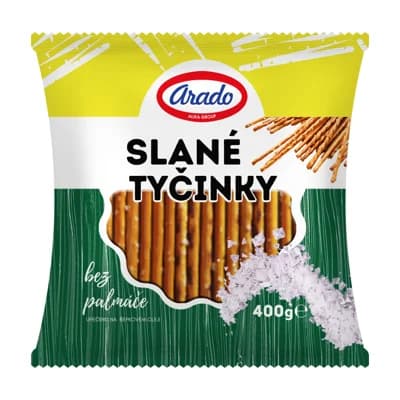 Arado tyčinky solené