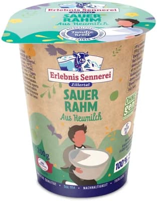 Erlebnis Sennerei Zakysaná smetana z louky 15 %