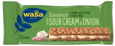Wasa Sandwich smetana a cibulka