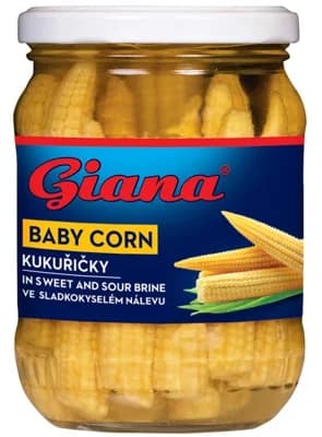 Giana Kukuřičky ve sladkokyselém nálevu