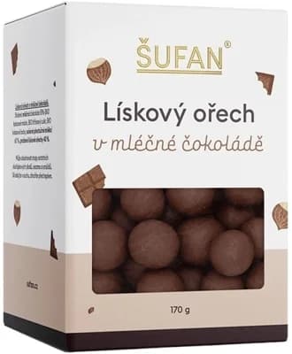 Šufan Lískový ořech - mléčná čokoláda