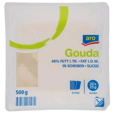 aro Gouda 48% sýr plátky chlaz.