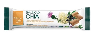 Nature Line Chia sušenky špaldové