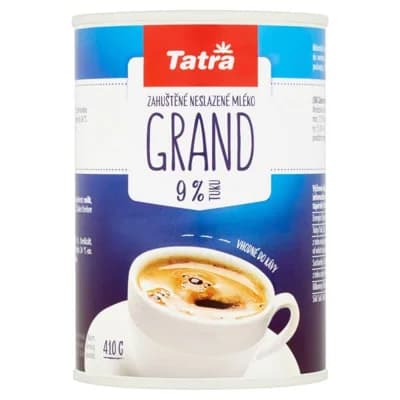 Tatra Grand mléko 8,5% kondenzované 2x410g plech