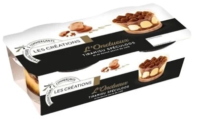 Les Créations Krémové Tiramisu se sladkou kávovou omáčkou