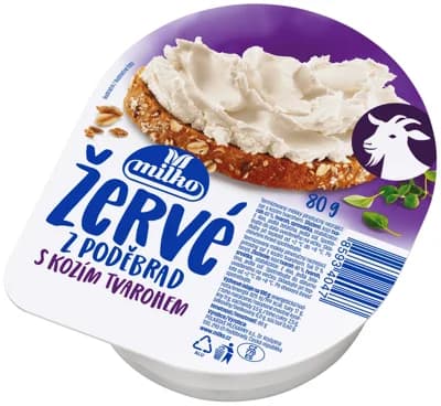 Milko Žervé s kozím tvarohem
