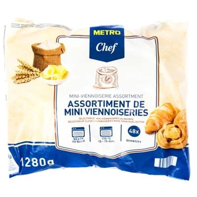 METRO Chef Pečivo máslové mini mix mraž. (48 ks)