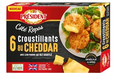Président Cheddar Nugetky, 6×25 g