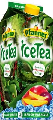 Pfanner Ledový čaj Mango a Maracuja