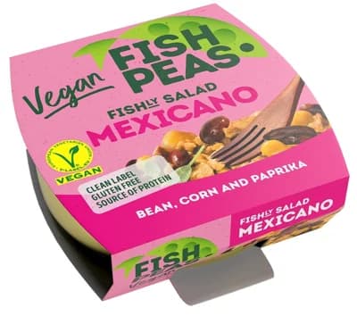 Fish Peas Veganský salát s hrachovou bílkovinou Mexicano