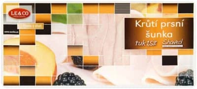Le & Co Shaved Krůtí prsní šunka (85% masa)