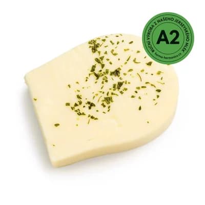 Farma Heřmanice Polotvrdý přírodní sýr s italskými bylinkami z A2 mléka