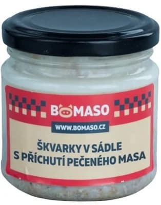 Bomaso Škvarky v sádle s příchutí pečeného masa