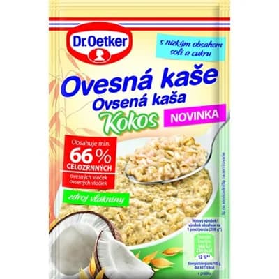 Ovesná kaše kokos