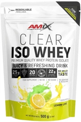Amix Clear Iso Whey - citrón/limetka