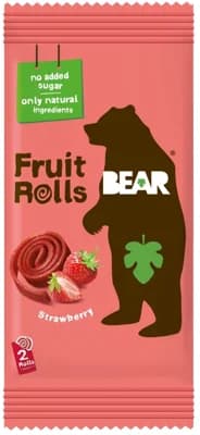 Bear Fruit Rolls ovocné rolované plátky jahoda