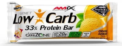 Amix Nutrition Amix Low Carb 33% Protein bar - pomerančový sorbet