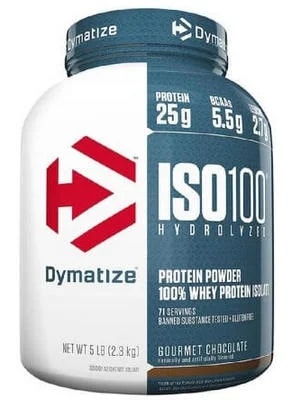 Dymatize Iso 100 Hydrolyzed Whey Protein Isolate - cookies & cream