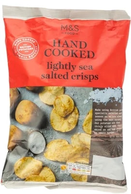 Marks & Spencer Brambůrky s mořskou solí ručně dělané