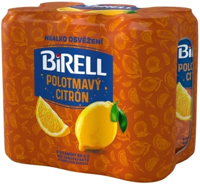 Birell Citron polotmavý nealkoholické pivo 6x500ml
