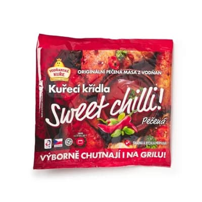 Vodňanské Kuře Pečená kuřecí křídla Sweet Chilli