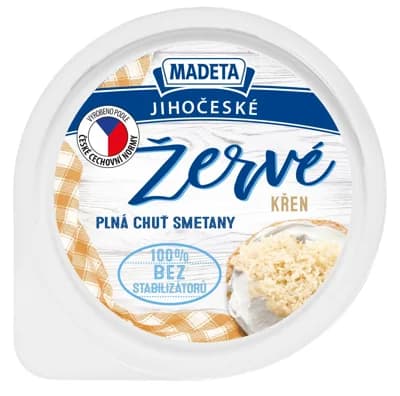 Madeta Jihočeské žervé křen