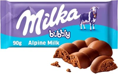 Milka Čokoláda Bubbly mléčná s bublinkami