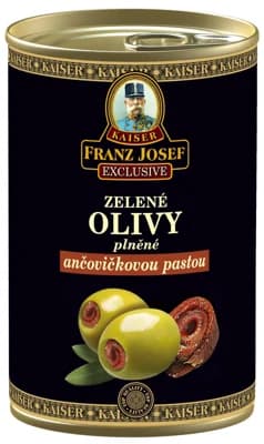 Franz Josef Kaiser Zelené olivy plněné ančovičkovou pastou