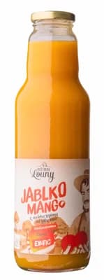 Moštárna Louny Mošt jablko mango sklo