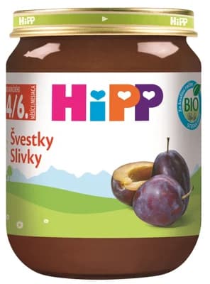 HiPP BIO Ovocný příkrm švestky