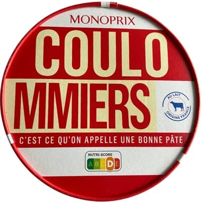 Monoprix Coulommiers s pasterizovaným mlékem