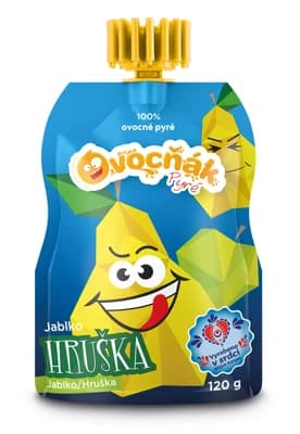 OVOCŇÁK pyré Jablko - Hruška