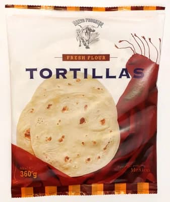 Nuevo Progreso Mexické pšeničné tortilly 20 cm 8 ks