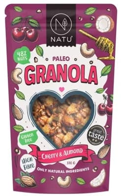 Natu Paleo granola třešně a mandle